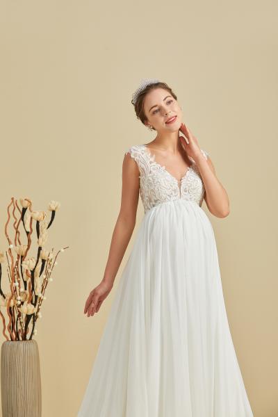 Umstandsbrautkleid  T222023U